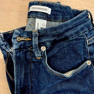 Good American good legs crop jeans